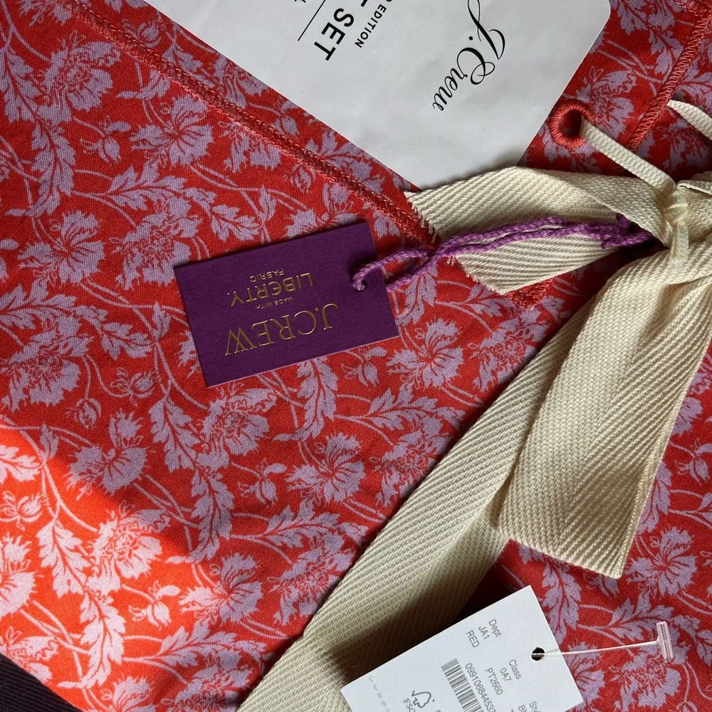 J.Crew Duval set limited edition twin/twin extra large liberty print